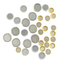 Filter Disc Mesh Bulat Berlapis Tepi 10mm 15mm 20mm 30mm 40mm SS 304