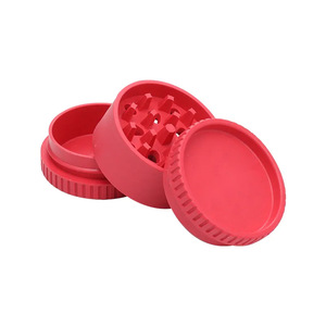 AGG SG-03 Portable Biodegradable <b>Plastic</b> 2-Layer Herb <b>Grinder</b> with for Handle 55x24mm Custom Design - Product Image 4