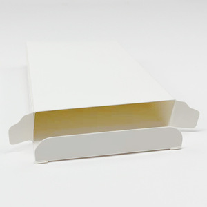 กล่องกระดาษแข็งสีขาว Jianfeng Packaging 400 กรัม กล่องแบบสองช่องอเนกประสงค์ กล่องของขวัญแบบแบนสำหรับบรรจุภัณฑ์ทั่วไป พร้อมพิมพ์ลาย - Product Image 1