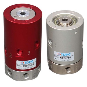 Joint rotatif pneumatique TDPC MQR-G1/8-4 en alliage d'aluminium, anneau de glissement d'air à 360 degrés - Product Image 2