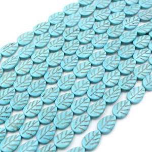 Cuentas de Turquesa Natural, Accesorios de Piedras Preciosas, Cuentas Sueltas de Turquesa para Hacer Joyería DIY - Product Image 2