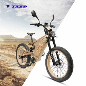 Bicicleta Eléctrica Todoterreno TXED con Llantas Gruesas 24x4.0, 52V 1200W 15Ah, Suspensión Completa, <span class=keywords><strong>Motor</strong></span> en la Rueda Trasera, Freno de Disco Hidráulico, 150km de Autonomía para Adultos - Product Image 3