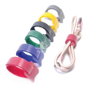 كابلات فيلكروز قابلة للتعديل أربطة فيلكروز متينة لضبط الأسلاك حلقة إدارة خطاف وخلخل نايلون أربطة فيلكروز مخصصة - Product Image 2