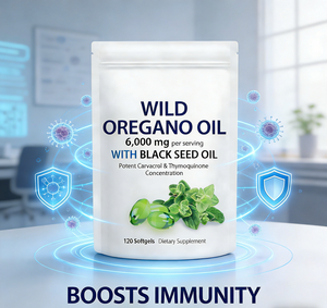 อาหารเสริมสมุนไพรเสริมภูมิคุ้มกัน 6000 มก. น้ำมันออริกาโนป่า แบบซอฟต์เจล แคปซูล สำหรับ OEM แบรนด์ส่วนตัว - Product Image 5