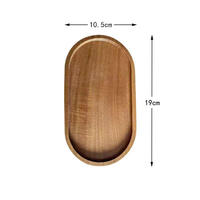 Plateau de service en bois massif naturel gravé sur mesure, porte-collations, décoration de restaurant et de maison, plateau en bois