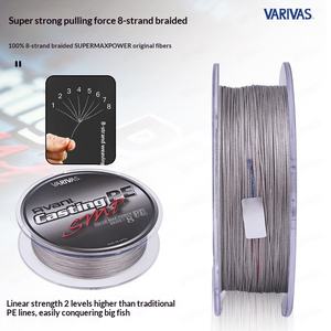 Línea de Pesca VARIVAS Bari Bass Avani Casting Stealth Gray PE, Línea Especial <span class=keywords><strong>Golden</strong></span> Gun para Pesca en Mar, 300m, Super Max Power - Product Image 4