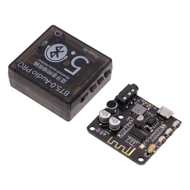 Mini BT 5.0 Decoder Board Audio Receiver BT5.0 PRO MP3 Lossless Player Wireless Stereo Music Amplifier Module With Case