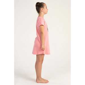Robe tunique ovale pour filles avec col à manches courtes, taille 11-12/15-16 - Product Image 2