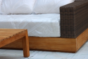 Đồ Nội Thất Bằng Liễu Gai Sang Trọng Mọi Thời Tiết Đồ Nội Thất Sân Vườn Ngoài Trời Cho Khách Sạn Thương Mại Bằng Gỗ Tếch Chất Lượng Thương Mại - Product Image 5