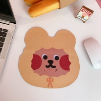 Mignon lapin étudiant Portable tapis de clavier Protection PVC tapis de souris bureau antidérapant Mini tapis de souris