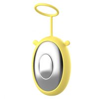 Masseur de tête électrique en silicone, rechargeable par USB, rotation directionnelle à 96 degrés pour le suivi du sommeil et le soulagement des migraines