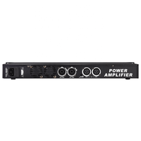 Amplificateur de puissance numérique professionnel 1U à deux canaux de classe D 600W avec écran