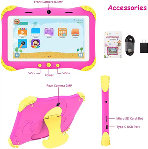 New Arrival 7-Inch Android Kid Tablet PC Với Wifi 2 + 32GB Công Suất Màn Hình Cảm Ứng Giáo Dục Giải Trí Chơi Rockchip Bộ Vi Xử Lý - Product Image 6
