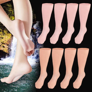 جوارب سيليكون طويلة جدًا للسبا، جل مرطب مريح للبشرة المتشققة، يُنعم ويُصلح - حماية وراحة - Product Image 3