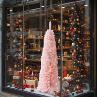 Weihnachts serie Rosa Baum mit LED-Lichtern-Bester Weihnachts baum für festliches Dekor
