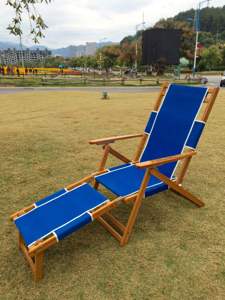 Silla nórdica de <span class=keywords><strong>madera</strong></span> de roble de alta calidad, <span class=keywords><strong>tumbona</strong></span> ajustable, reclinable <span class=keywords><strong>y</strong></span> <span class=keywords><strong>plegable</strong></span>, para acampar - Product Image 4