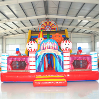 Castillo Inflable con Tobogán, Equipo de Juegos Inflable Grande para Exteriores, Suministro Directo de Fábrica
