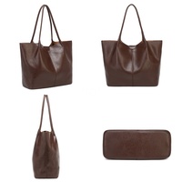 Sac à main design avec logo personnalisé 2026 fil à coudre pliable en cuir PU vintage mode dames sacs à main grand sac fourre-tout pour les femmes