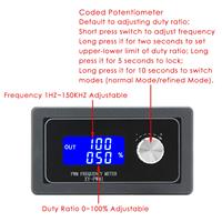 Generador de frecuencia de pulso PWM de 1 canal, DC 3,3 V-30V, módulo ajustable de onda de 5-30mA, pantalla LCD para componentes electrónicos, 1 canal, 2 unidades