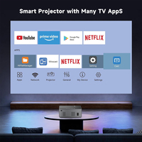 Proyector WIFI Android 4K Full HD en Oferta, Cine en Casa, Smart TV, Videojuegos, Proyectores Portátiles para Teléfono Móvil, Mini Proyector