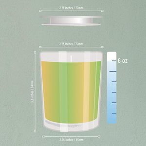 Frasco de Vidrio para Almacenamiento de 70 ml, 220 ml, 350 ml con Tapa Hermética de Vidrio - Product Image 2