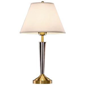 Lámpara de Mesa de Cristal de Alta Gama Estadounidense, Totalmente en Cobre, para Dormitorio, Sala de Estar, Diseño Moderno Minimalista de Lujo, Lámpara de Mesa Grande para - Product Image 4