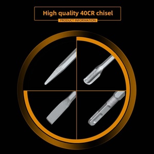 <span class=keywords><strong>ดอก</strong></span><span class=keywords><strong>สว่าน</strong></span>กระแทกไฟฟ้าอุตสาหกรรม หัวสี่เหลี่ยม <span class=keywords><strong>ดอก</strong></span>สกัดแบน <span class=keywords><strong>ดอก</strong></span>สกัดปลายแหลม <span class=keywords><strong>ดอก</strong></span>สกัดรูปตัวยู เหล็กกล้าความเร็วสูง สำหรับคอนกรีต - Product Image 2