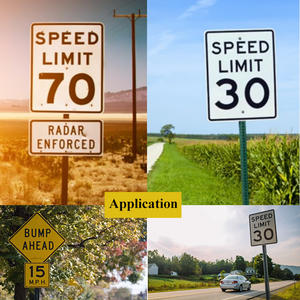 Route <span class=keywords><strong>autoroute</strong></span> aluminium panneaux de <span class=keywords><strong>signalisation</strong></span> <span class=keywords><strong>signalisation</strong></span> avertissement sécurité rue guide <span class=keywords><strong>panneau</strong></span> réfléchissant - Product Image 3