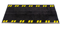 Alfombrillas de Seguridad para Cables, Protector de Piso, Alfombra de Goma para Cubrir Cables