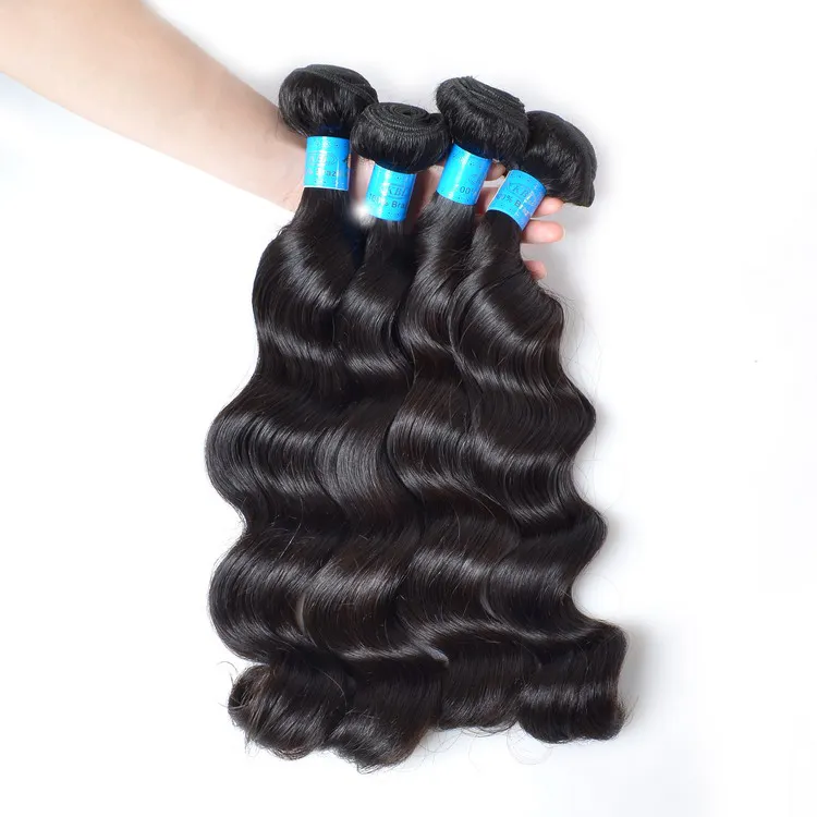 cheap 40 inch human hair virgin,10a 12a grade european brazilian human hair bundles,Beauty stage blue rubber band hair bundles