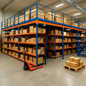 Système de plancher en mezzanine modulaire robuste pour plateforme de stockage en entrepôt - Product Image 1