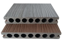 Planches de terrasse en WPC co-extrudées, double protection UV, surface rainurée antidérapante, imperméable, pour terrasse extérieure, resort