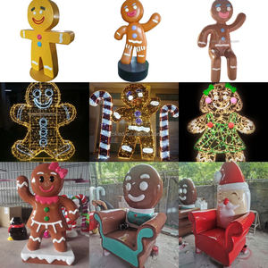 Commercial Navidad décor grande décoration <span class=keywords><strong>de</strong></span> Noël en <span class=keywords><strong>fibre</strong></span> <span class=keywords><strong>de</strong></span> <span class=keywords><strong>verre</strong></span> Noël père noël <span class=keywords><strong>canne</strong></span> à sucre entrée en <span class=keywords><strong>fibre</strong></span> <span class=keywords><strong>de</strong></span> <span class=keywords><strong>verre</strong></span> porte <span class=keywords><strong>de</strong></span> parc - Product Image 6