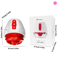 Leistungsstarker Schwing-Saug-Vibrator für Frauen Zungen-Leck-Klitoris-Stimulator Weiblicher Oral-Nippel-Stimulator Sexspielzeug