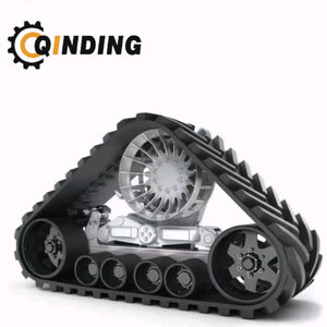 Nouveau châssis à chenilles triangulaires en caoutchouc et acier respectueux de l'environnement pour tracteurs IH 2188, 2166, 5250 - Marque QINDING - Product Image 6