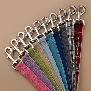 Correa de cáñamo puro respetuosa con el medio ambiente, correa para perro con logotipo personal, correa para mascotas, MOQ bajo al por mayor - Product Image 4