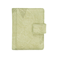 Portefeuille pour femme en cuir PU avec blocage RFID, personnalisable, avec fenêtre d'identification et poche zippée, porte-cartes multiples, organiseur d'argent liquide
