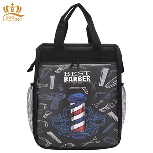 Haute qualité barbier fournitures barbier pôle motif grande capacité Portable coiffure voyage sacs Salon maquillage barbier sac à dos - Product Image 4