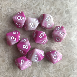 Khuyến Mại Chính Xác 1-<span class=keywords><strong>10</strong></span> Số Đa Diện Đặt <span class=keywords><strong>10</strong></span> Màu D10 Xúc Xắc Biểu Tượng Tùy Chỉnh Xúc Xắc Số Lượng Lớn <span class=keywords><strong>10</strong></span> Hai Mặt Dnd Xúc Xắc - Product Image 2