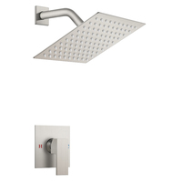 2024 salle de bain lavabo robinets en gros salle de bain douche ensemble en laiton massif robinet pistolet Matel extérieur intégré mur salle de bain douche robinet