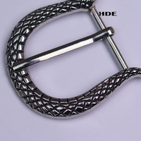 Ceinture Western pour femme en cuir de serpent avec boucle en alliage de zinc vintage de 30 mm, 3 pièces