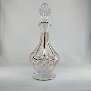 Fashion Phnom Penh Crystal Glass Whisky decanter bottle wine drinking with crystal glass lid