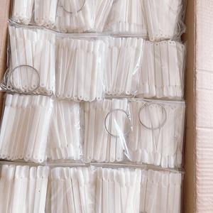 50 PCS Fan Ring Nail Polish Color Chart Tête plate Rectangle Angle Nail Chart Nail Gel Color Chart avec couleur claire et naturelle - Product Image 3