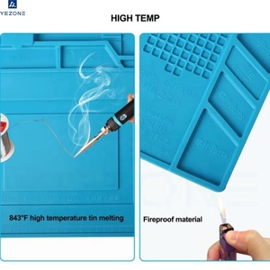 ESD cách nhiệt Hàn Mat công việc công cụ máy tính điện thoại đồng hồ sửa chữa công cụ Kit làm việc sửa chữa Pad bảo trì nền tảng đồng hồ - Product Image 3