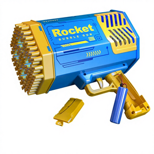 Pistol Gelembung Otomatis Mini Gatling Mainan Anak Juquetes Pistol Gelembung Peluncur Roket Mesin Pistol Gelembung 69 - Product Image 1