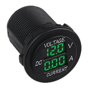 12V DC Voltmeter und Ampere meter Auto Motorrad Mini Digital Voltmeter LED Voltmeter Ampere meter