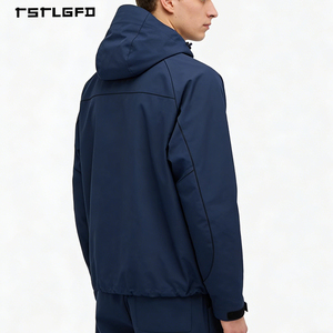 Wholesale Factory Custom Original Design Motorcycle <b>Jacket</b> Unisex High Quality Warm Windproof Autumn Long <b>Thin</b> Canvas Front - Product Image 2