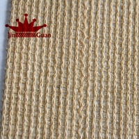 Voiles d'ombrage rectangulaires beige pour extérieur, en maille tissée, stabilisées aux UV, 100 % HDPE, pour voiles d'ombrage et filets d'ombrage pour serres