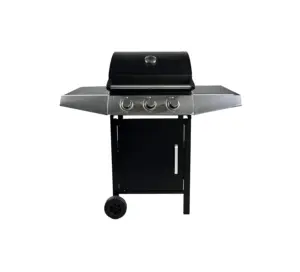Multi-Function Stainless Steel Outdoor Commercial BBQ Gas Grills With 4 Castors