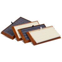 Plateaux de présentation pour diamants, plateaux pour exposition, en bois de pierres précieuses, accessoires de luxe, durables, 1 pièce